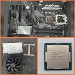 ASUS PRIME Z370-P + Intel Core i5 8600k + BeQuiet Cpu kylare