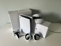 PS5 Disc + PSVR2 + 1 kontroll + laddstation