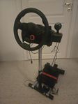 Logitech Driving force GT samt Wheel stand pro.