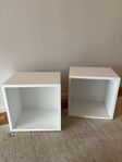 2 st EKET skåp, vita, IKEA