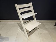 Stokke Tripp Trapp Vit Nyare Modell Barnstol