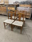 Matbordsstolar, stolar i valnöt, teak, 50-tal, 60-tal
