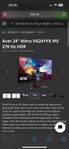 Acer 24” Nitro VG241YX IPS 270 Hz HDR