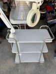 Behandlingsbord med lupplampa/lyse/förstoringsglas