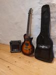 3/4 New Jersey Classic Elgitarr + Förstärkarpaket, Sunburs