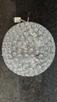 Takplafond i silverfärg och glas från Clas Ohlsson