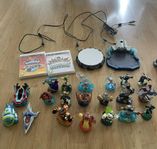 Skylander och Infinity spel, figurer och portaleler.