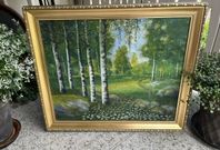Tavla - Målning - Olja av konstnären Carlson