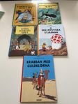 Tintin serietidningar 5 st