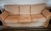 Eketorp Ikea Soffa + Pall
