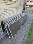5 st Layher byggplattform i Alu 0,62 x 3,07