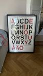 IKEA Vintage Olunda alfabetstavla 