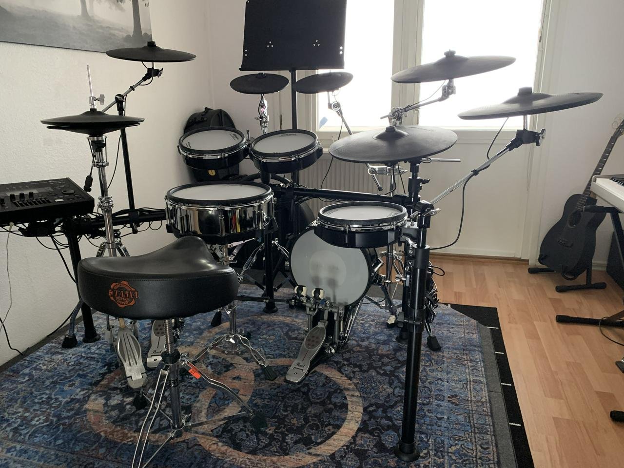 Roland TD-50K2 V-drums, cymba...