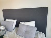 Sänggavel Grå 180 x 8 x 152 hög.