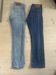 Säljer två par Levis 501