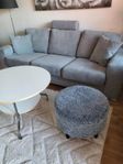 Sittpuff i fårskinn