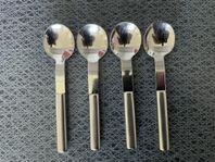 Boda Nova OVAL STEEL 4 kaffeskedar - Mikael Björnstjerna