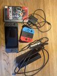 Nintendo Switch v1 med 5 spel och extra joycons