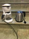 kaffebryggare och vattenkokare Nyskick