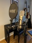 Röde NT1-A studiomikrofon inkl. stativ