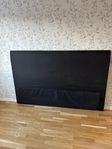 Svart sänggavel 180cm