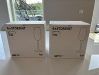 12 Champagneglas, använda en gång