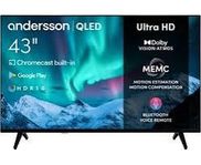 Andersson smart 43tum tv Qled helt ny med kvitto