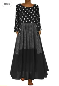 Klänning boho stil maxidress 46-50