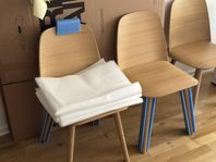 Matstol | Stol - Muuto (Nerd Chair) Mattlackerad Ek, Nyskick