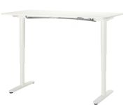 Skrivbord Höj- och sänkbart skrivbord från IKEA 