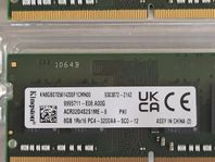 Kingston DDR4 Memory 2x 16Gb 3200