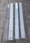 Lysrörsarmaturer 120 cm