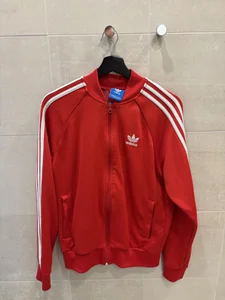 Adidas Zip-tjocktröjor BLÅ + RÖD