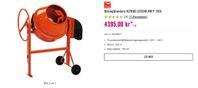 Betongblandare 165 L