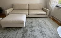SWEEF VALEN XL  3-Sits soffa med fotpall 