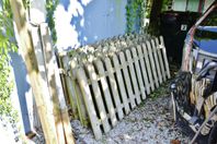 Jabo tryckimpregnerade staketsektioner ca 10-25 år.