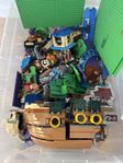 Blandat Super Mario-lego + Minecraft-lego