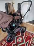 Barnvagnar och åkpåse