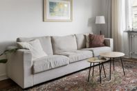 Vimle IKEA 3-sits soffa med tillhörande fotpall