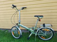 Hopfällbar 6 vxl cykel 20 tum i nyskick 