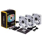 Corsair LL120 3-pack Vit komplett med Lighting Node PRO
