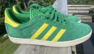Adidas Gazelle Sneakers Grön/Gul Strl 43 1/3