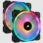 Corsair LL140 RGB 140mm 2-Pack + Lighting Node PRO komplett