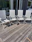 Positions-/Trädgårds-/Solstolar 4st