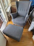 IKEA STRANDMON Öronlappsfåtölj