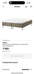 säng ikea 160 x 200