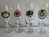Ulrica Hyman ölglas från Kosta Boda