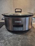 Slow cooker med timer 7,5 liter