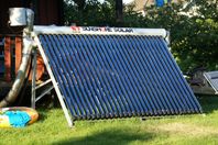 Solkollektor för varmvatten