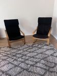2 Fåtöljer Poäng Ikea